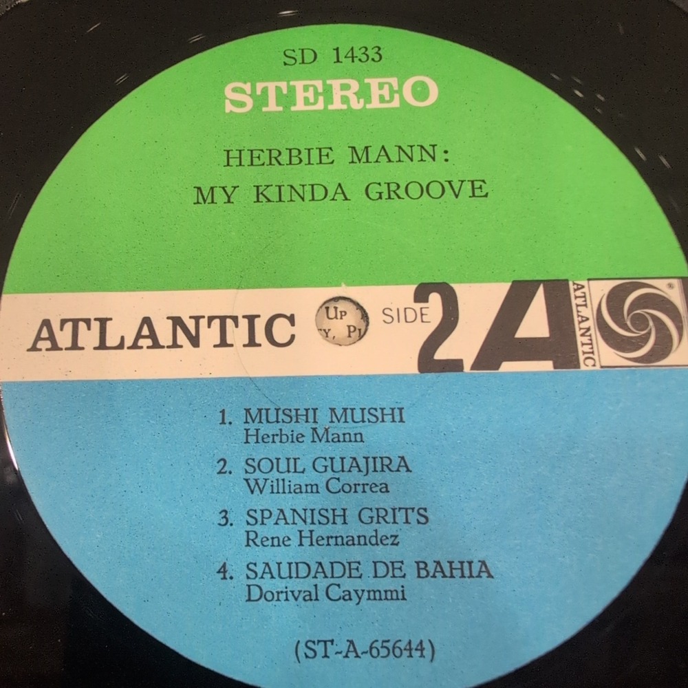 Herbie Mann My Kinda Groove Vinyl LP Atlantic SD 1433 Stereo Jazz Record - Picture 6 of 6